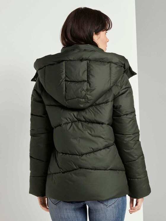 Puffer Winter Jas - Vrouwen - Dark Rosin Green Puffer Winter Jas - Vrouwen - Dark Rosin Green - 2 - TOM TAILOR