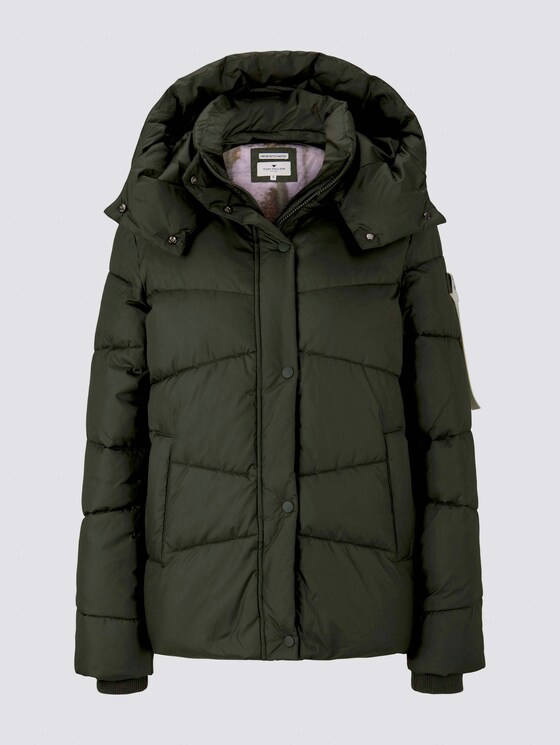 Puffer Winter Jas - Vrouwen - Dark Rosin Green Puffer Winter Jas - Vrouwen - Dark Rosin Green - 7 - TOM TAILOR