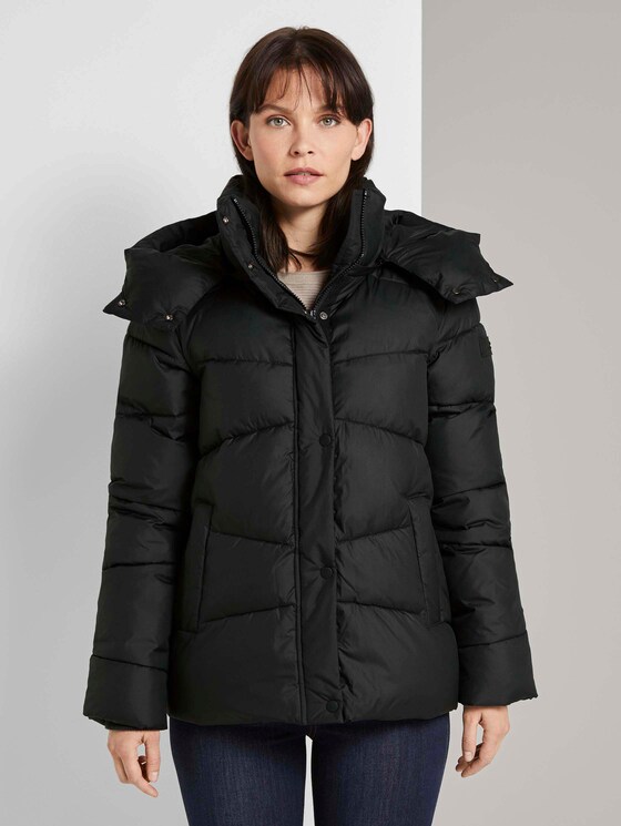 Puffer Winterjacke - Frauen - Deep Black Puffer Winterjacke - Frauen - Deep Black - 1 - TOM TAILOR