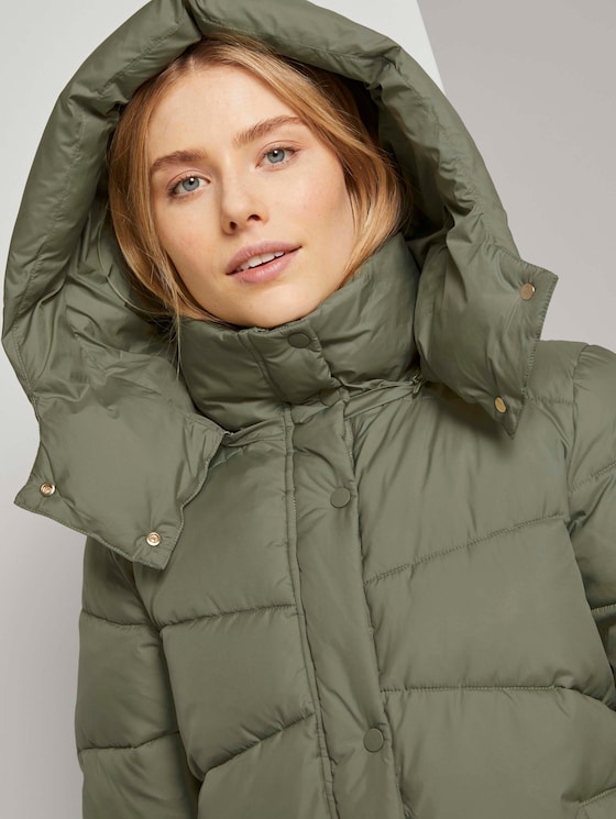 Puffer Winterjacke - Frauen - greyish green Puffer Winterjacke - Frauen - greyish green - 9 - TOM TAILOR