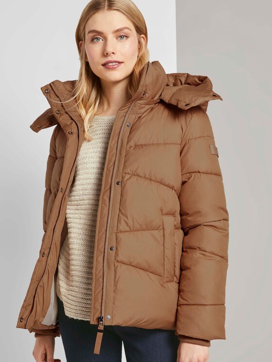 Puffer Winterjacke - Frauen - light chestnut Puffer Winterjacke - Frauen - light chestnut - 5 - TOM TAILOR