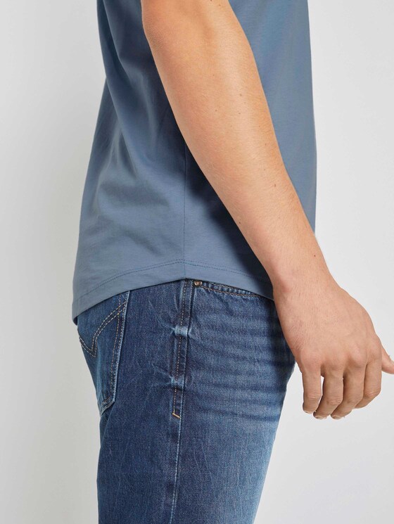 T-Shirt mit Print - Männer - Light Blue Indigo T-Shirt mit Print - Männer - Light Blue Indigo - 10 - TOM TAILOR Denim