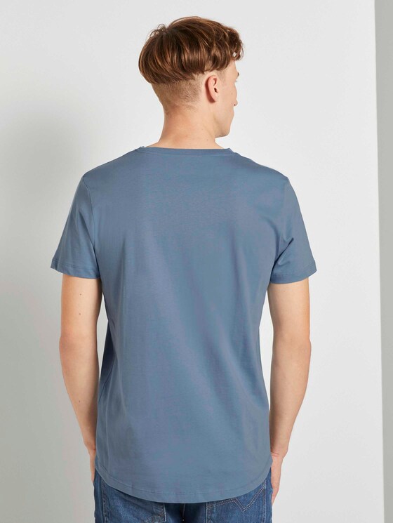 T-Shirt mit Print - Männer - Light Blue Indigo T-Shirt mit Print - Männer - Light Blue Indigo - 2 - TOM TAILOR Denim