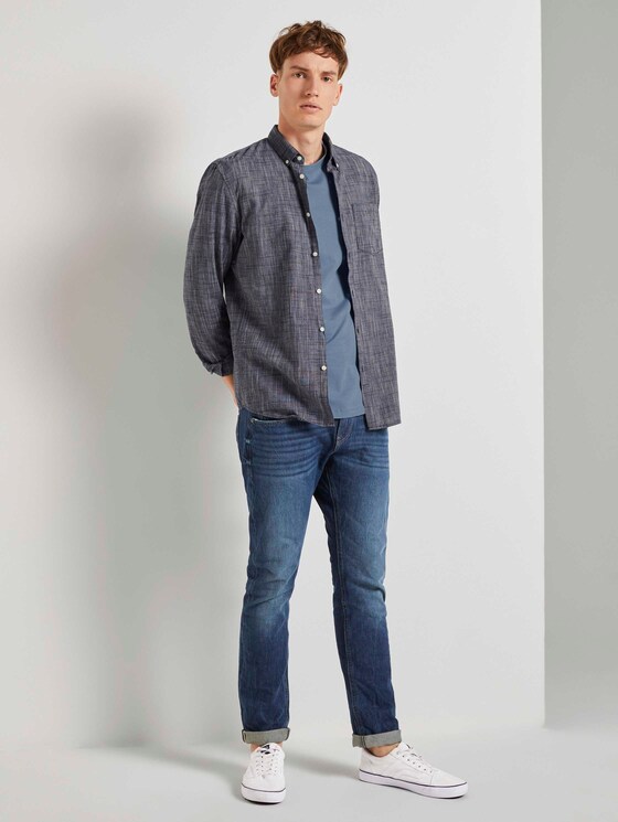 T-Shirt mit Print - Männer - Light Blue Indigo T-Shirt mit Print - Männer - Light Blue Indigo - 3 - TOM TAILOR Denim