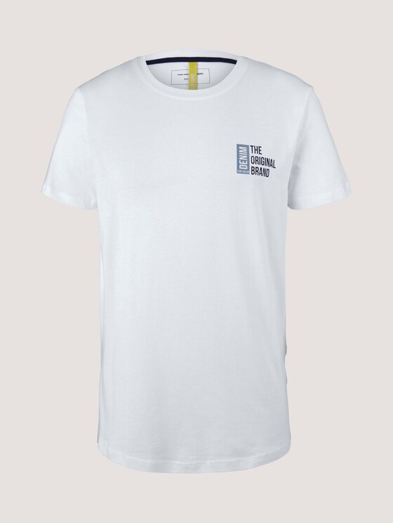 T-shirt met print - Mannen - White T-shirt met print - Mannen - White - 7 - TOM TAILOR Denim
