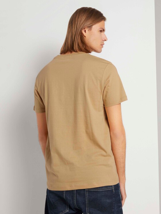 Print T-Shirt mit Bio-Baumwolle - Männer - lark beige Print T-Shirt mit Bio-Baumwolle - Männer - lark beige - 2 - TOM TAILOR Denim