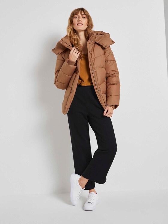 Langarmshirt mit V-Ausschnitt - Frauen - tawny brown Langarmshirt mit V-Ausschnitt - Frauen - tawny brown - 3 - TOM TAILOR