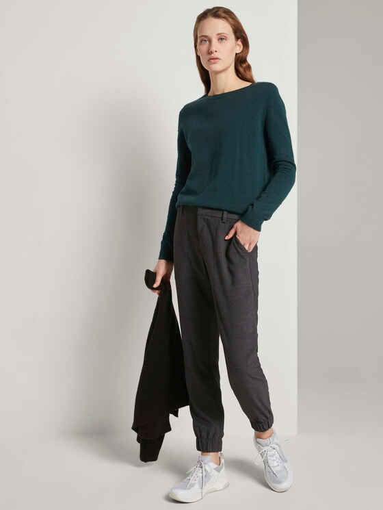 Gepunkteter Strickpullover - Frauen - Deep Green Lake Gepunkteter Strickpullover - Frauen - Deep Green Lake - 3 - TOM TAILOR Denim