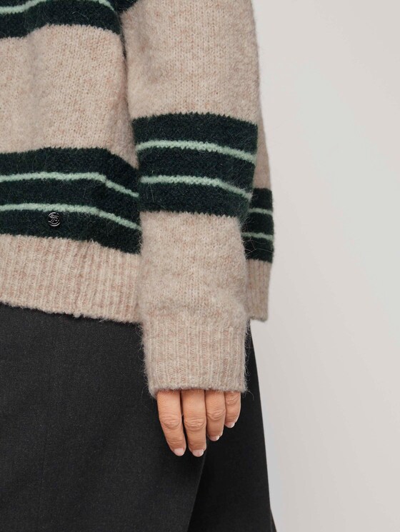 Gestreepte trui - Vrouwen - beige green stripe Gestreepte trui - Vrouwen - beige green stripe - 9 - TOM TAILOR Denim