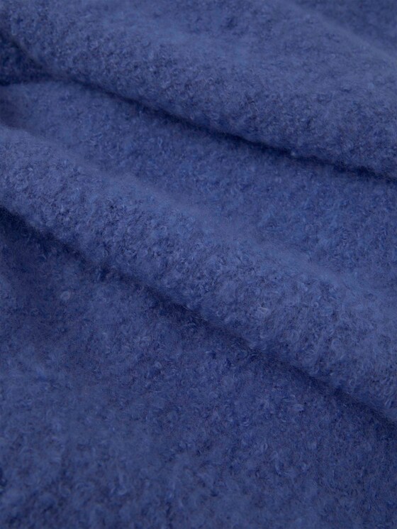 Grober Schal mit Fransen - Frauen - deep ultramarine blue Grober Schal mit Fransen - Frauen - deep ultramarine blue - 9 - TOM TAILOR