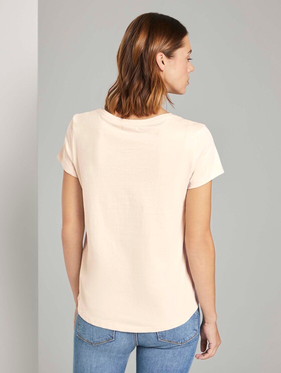 T-Shirt mit Stickerei - Frauen - soft beige T-Shirt mit Stickerei - Frauen - soft beige - 2 - TOM TAILOR Denim