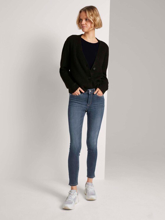 Jersey Langarmshirt mit Knopffetail - Frauen - Deep Black Jersey Langarmshirt mit Knopffetail - Frauen - Deep Black - 3 - TOM TAILOR Denim