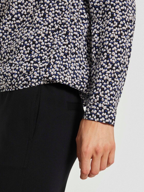 Blouse met dessin en kraag - Vrouwen - black tree design Blouse met dessin en kraag - Vrouwen - black tree design - 10 - TOM TAILOR