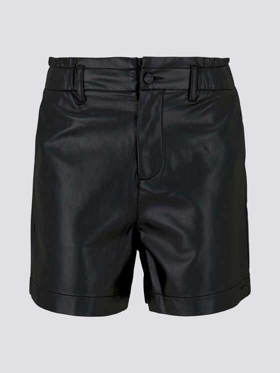 Kunstleder Shorts - Frauen - Deep Black Kunstleder Shorts - Frauen - Deep Black - 7 - TOM TAILOR Denim