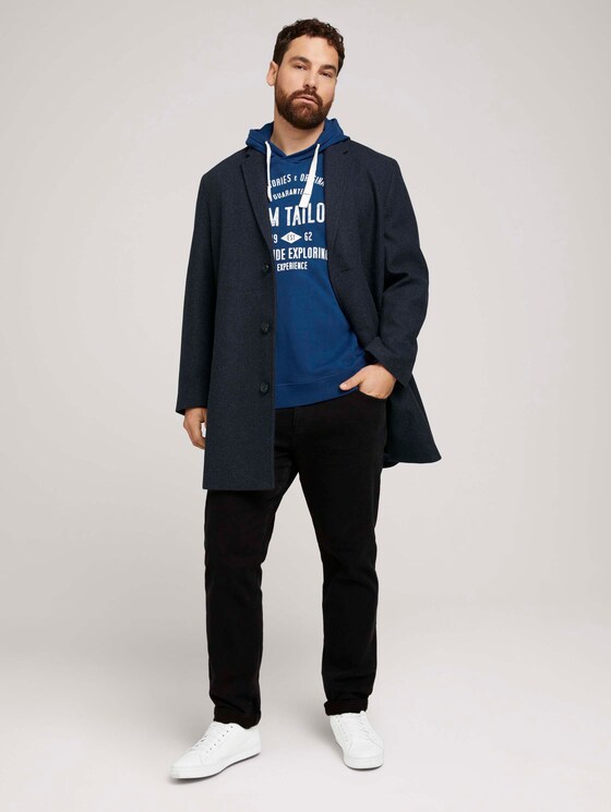 Hoodie mit Logo-Print - Männer - after dark blue Hoodie mit Logo-Print - Männer - after dark blue - 3 - Men Plus