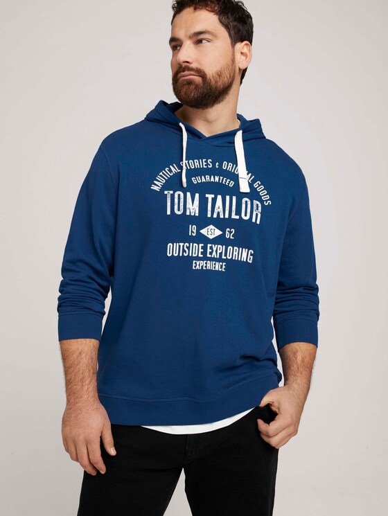 Hoodie mit Logo-Print - Männer - after dark blue Hoodie mit Logo-Print - Männer - after dark blue - 5 - Men Plus