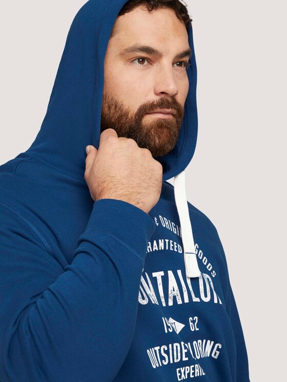Hoodie mit Logo-Print - Männer - after dark blue Hoodie mit Logo-Print - Männer - after dark blue - 9 - Men Plus