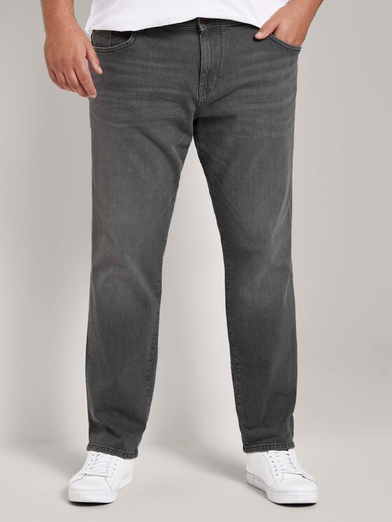 Regular Slim Jeans - Mannen - grey denim Regular Slim Jeans - Mannen - grey denim - 1 - Men Plus