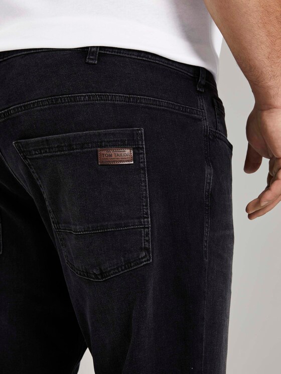 Regular Slim Jeans - Männer - black stone wash denim Regular Slim Jeans - Männer - black stone wash denim - 9 - Men Plus