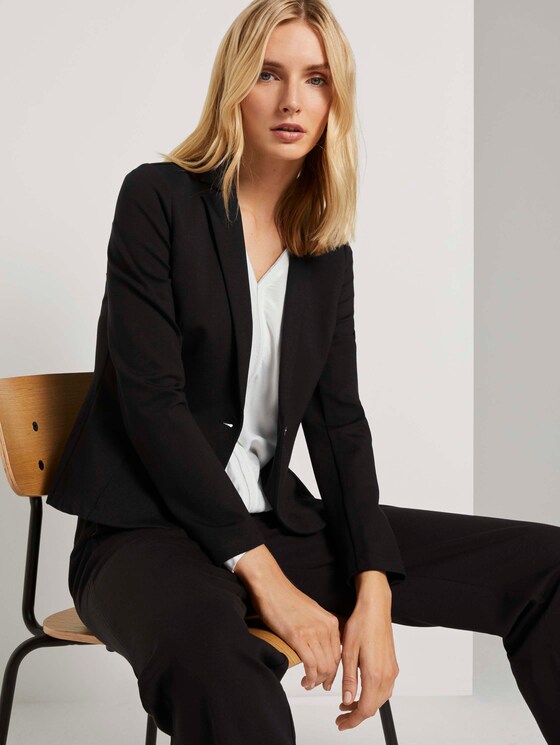 Casual Blazer - Vrouwen - Deep Black Casual Blazer - Vrouwen - Deep Black - 5 - TOM TAILOR