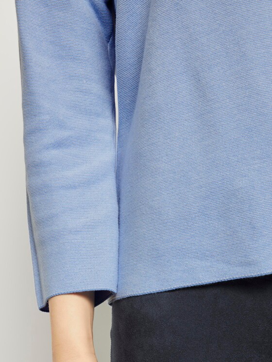 Pullover mit 3/4-Arm - Frauen - sea blue Pullover mit 3/4-Arm - Frauen - sea blue - 10 - TOM TAILOR