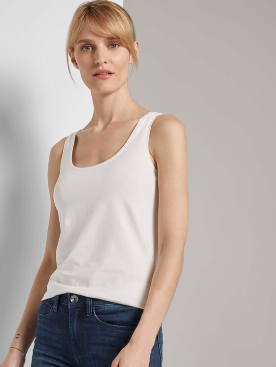 Basic Top im Doppelpack - Frauen - Sky Captain Blue Basic Top im Doppelpack - Frauen - Sky Captain Blue - 5 - TOM TAILOR