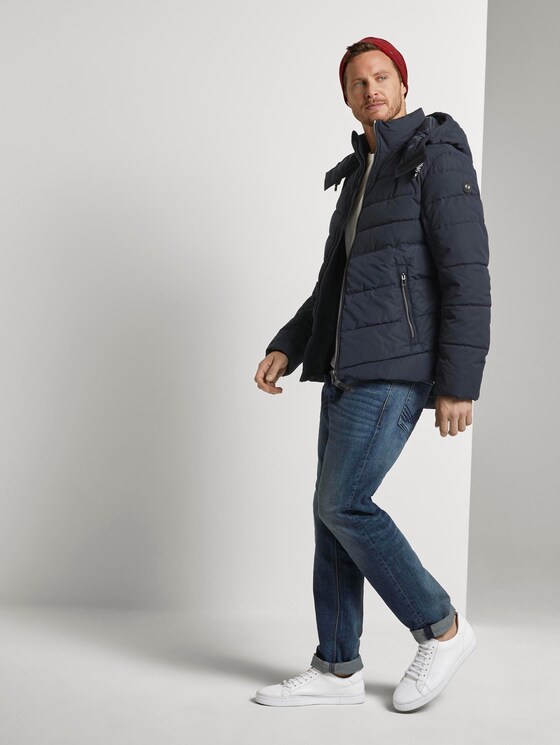 Pufferjacke mit abnehmbarer Kapuze - Männer - Sky Captain Blue Pufferjacke mit abnehmbarer Kapuze - Männer - Sky Captain Blue - 3 - TOM TAILOR