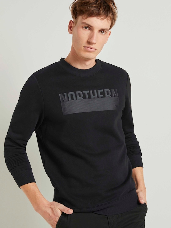 Sweatshirt mit Print - Männer - Black Sweatshirt mit Print - Männer - Black - 5 - TOM TAILOR Denim