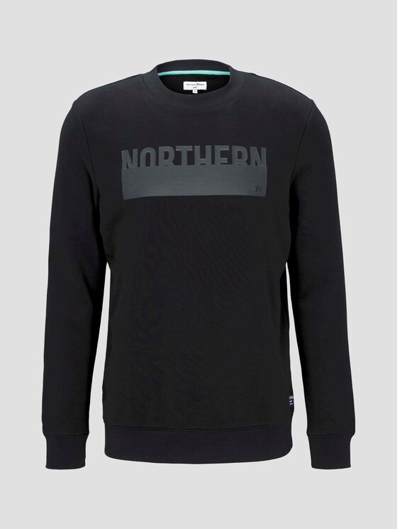 Sweatshirt mit Print - Männer - Black Sweatshirt mit Print - Männer - Black - 7 - TOM TAILOR Denim