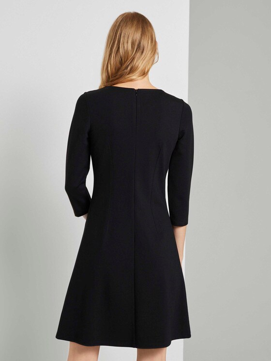 Jurk met stiksels - Vrouwen - Deep Black Jurk met stiksels - Vrouwen - Deep Black - 2 - TOM TAILOR