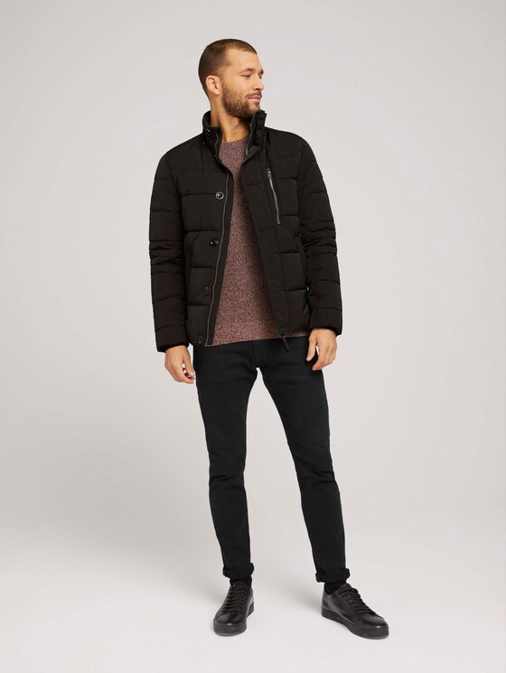 Pufferjacke mit abnehmbarer Kaupze - Männer - Black Pufferjacke mit abnehmbarer Kaupze - Männer - Black - 3 - TOM TAILOR