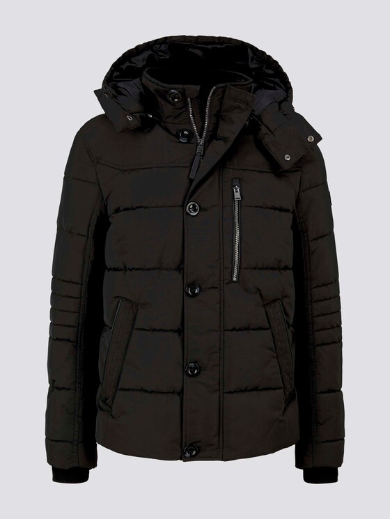 Pufferjacke mit abnehmbarer Kaupze - Männer - Black Pufferjacke mit abnehmbarer Kaupze - Männer - Black - 7 - TOM TAILOR
