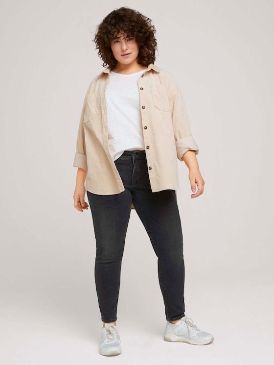Skinny Jeans Hyperflex - Frauen - clean mid stone grey denim Skinny Jeans Hyperflex - Frauen - clean mid stone grey denim - 3 - My True Me