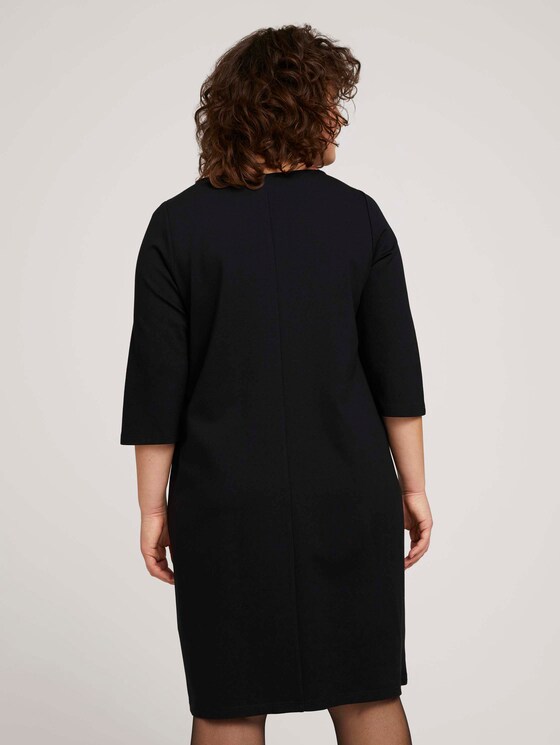 Etuikleid mit Details in Leder-Optik - Frauen - Deep Black Etuikleid mit Details in Leder-Optik - Frauen - Deep Black - 2 - My True Me