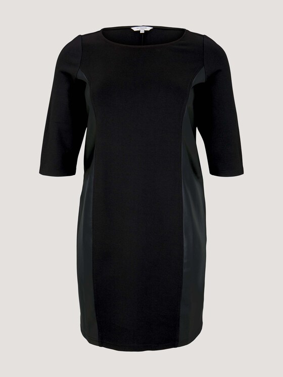 Etuikleid mit Details in Leder-Optik - Frauen - Deep Black Etuikleid mit Details in Leder-Optik - Frauen - Deep Black - 7 - My True Me