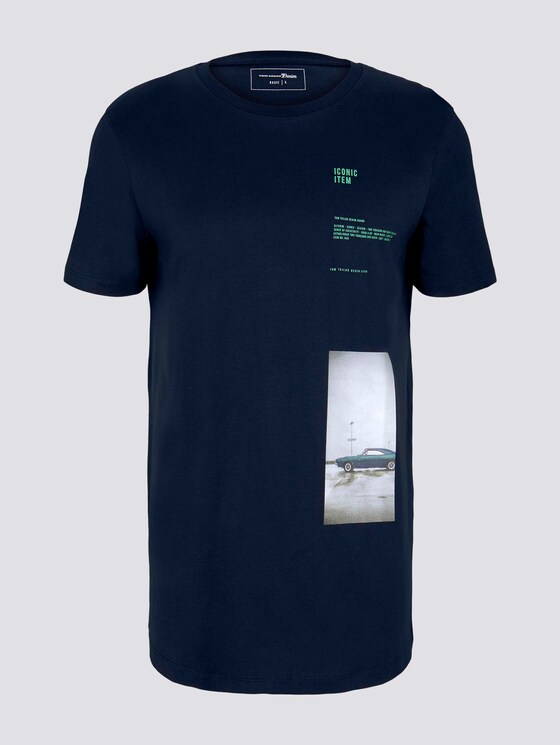 T-shirt met print - Mannen - Sky Captain Blue T-shirt met print - Mannen - Sky Captain Blue - 7 - TOM TAILOR Denim