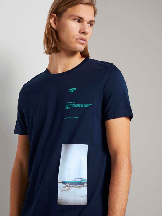 T-shirt met print - Mannen - Sky Captain Blue T-shirt met print - Mannen - Sky Captain Blue - 9 - TOM TAILOR Denim