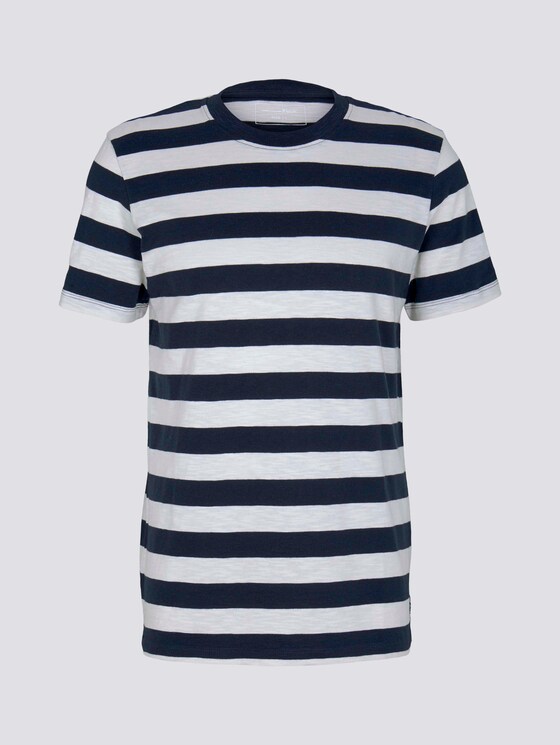 gestreiftes T-Shirt - Männer - navy regular yarn dye stripe gestreiftes T-Shirt - Männer - navy regular yarn dye stripe - 7 - TOM TAILOR Denim