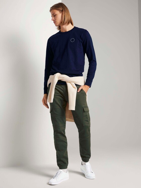 meliertes Langarmshirt - Männer - Sky Captain Blue meliertes Langarmshirt - Männer - Sky Captain Blue - 3 - TOM TAILOR Denim