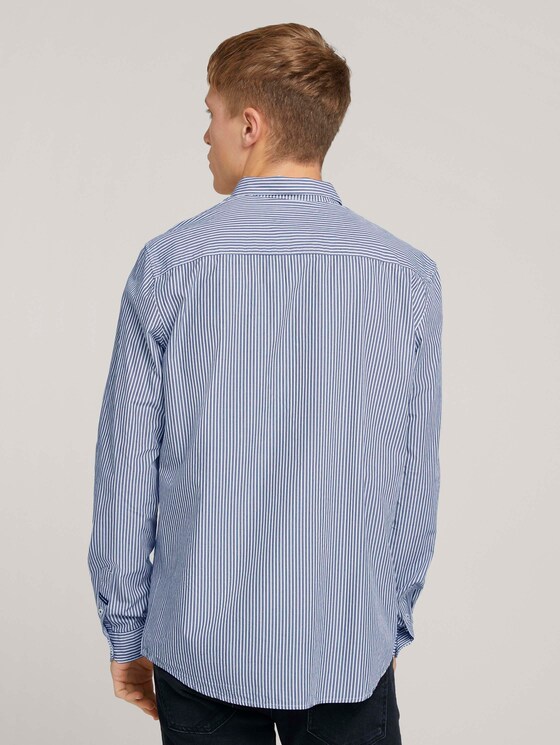 Gestreiftes Hemd - Männer - navy white small stripe Gestreiftes Hemd - Männer - navy white small stripe - 2 - TOM TAILOR Denim