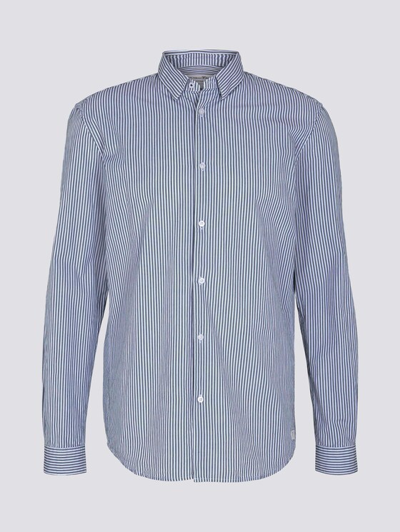 Gestreiftes Hemd - Männer - navy white small stripe Gestreiftes Hemd - Männer - navy white small stripe - 7 - TOM TAILOR Denim