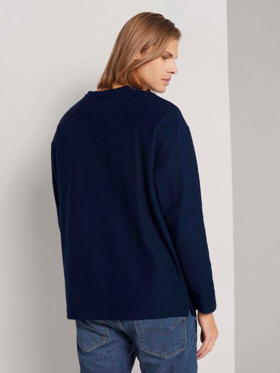 Basic Langarmshirt - Männer - Sky Captain Blue Basic Langarmshirt - Männer - Sky Captain Blue - 2 - TOM TAILOR Denim