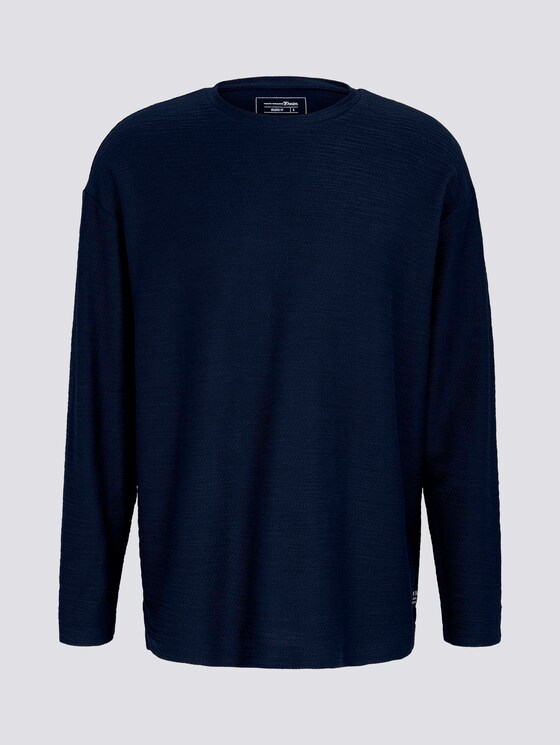 Basic Langarmshirt - Männer - Sky Captain Blue Basic Langarmshirt - Männer - Sky Captain Blue - 7 - TOM TAILOR Denim