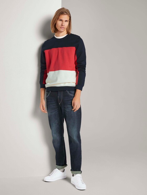 Sweatshirt im Colour Blocking - Männer - Sky Captain Blue Sweatshirt im Colour Blocking - Männer - Sky Captain Blue - 3 - TOM TAILOR Denim