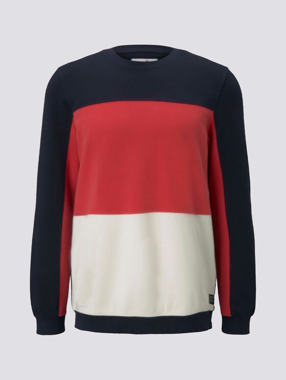 Sweatshirt im Colour Blocking - Männer - Sky Captain Blue Sweatshirt im Colour Blocking - Männer - Sky Captain Blue - 7 - TOM TAILOR Denim