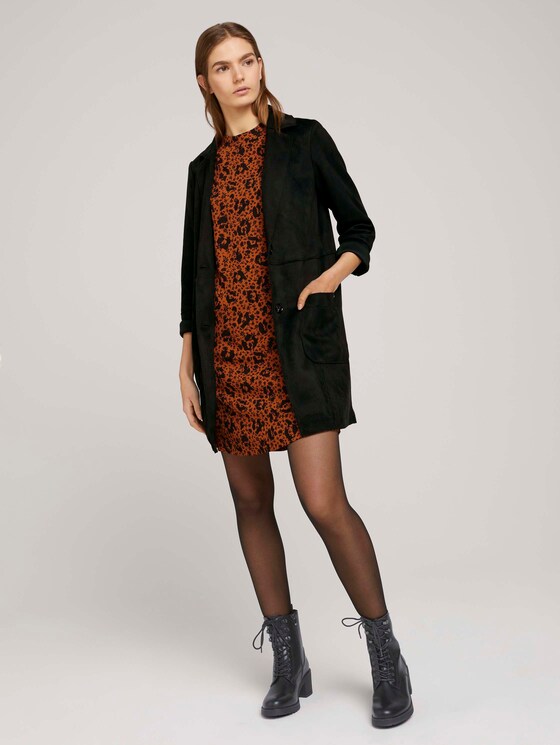 Kurzes Kleid mit Volants - Frauen - flower leo print Kurzes Kleid mit Volants - Frauen - flower leo print - 3 - TOM TAILOR Denim