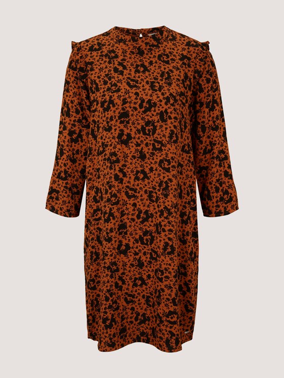 Kurzes Kleid mit Volants - Frauen - flower leo print Kurzes Kleid mit Volants - Frauen - flower leo print - 7 - TOM TAILOR Denim