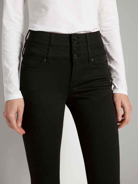 Extra Skinny Janna Jeans mit hohem Bund - Frauen - black denim Extra Skinny Janna Jeans mit hohem Bund - Frauen - black denim - 10 - TOM TAILOR Denim
