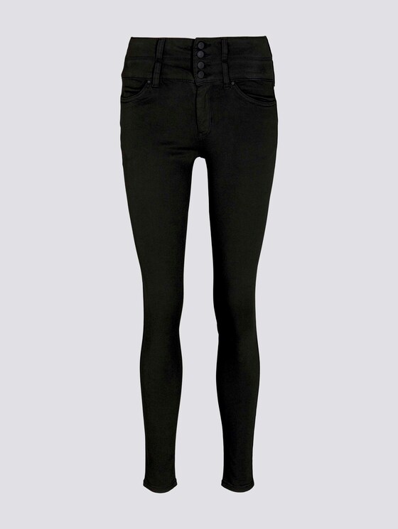 Extra Skinny Janna Jeans mit hohem Bund - Frauen - black denim Extra Skinny Janna Jeans mit hohem Bund - Frauen - black denim - 7 - TOM TAILOR Denim
