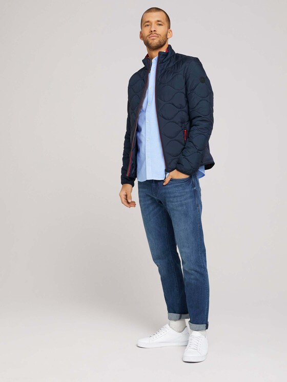 Gestreiftes Hemd - Männer - bright ibiza blue white stripe Gestreiftes Hemd - Männer - bright ibiza blue white stripe - 3 - TOM TAILOR